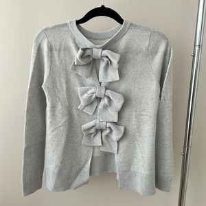 Club Monaco bow cashmere sweater